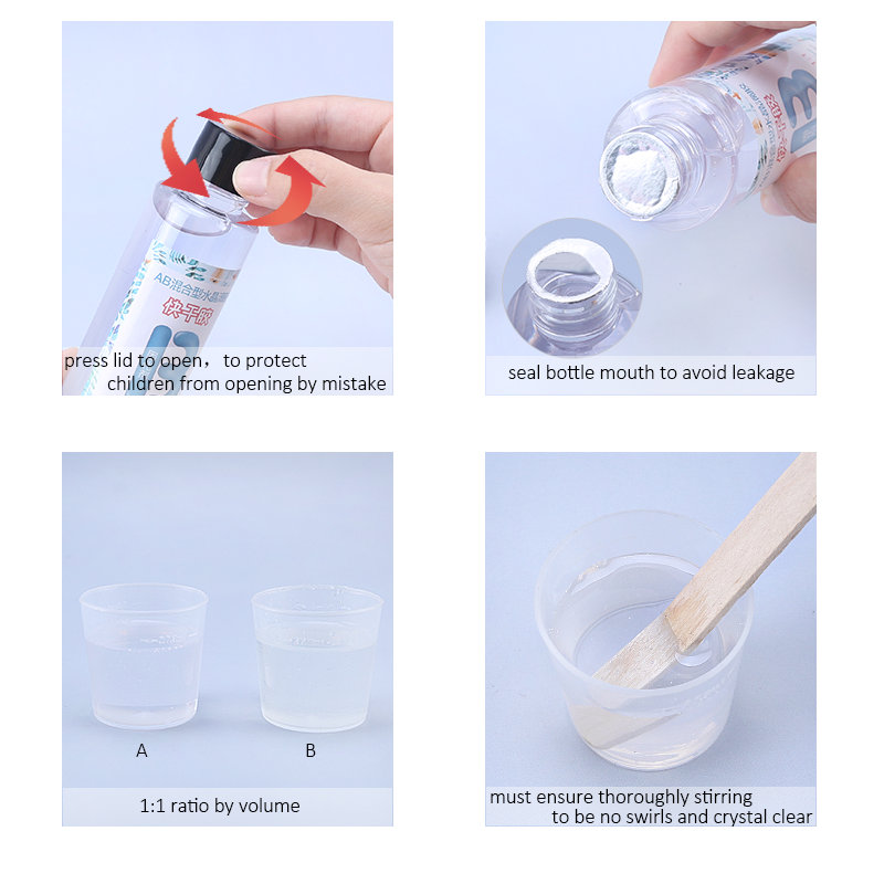 1:1 Clear Epoxy Resin Crystal  - Resin Kit Cast review and price