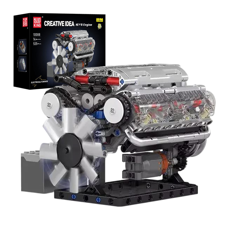 MOULD KING 10088 V8 Engine Bui - Model Kit V8 review and price