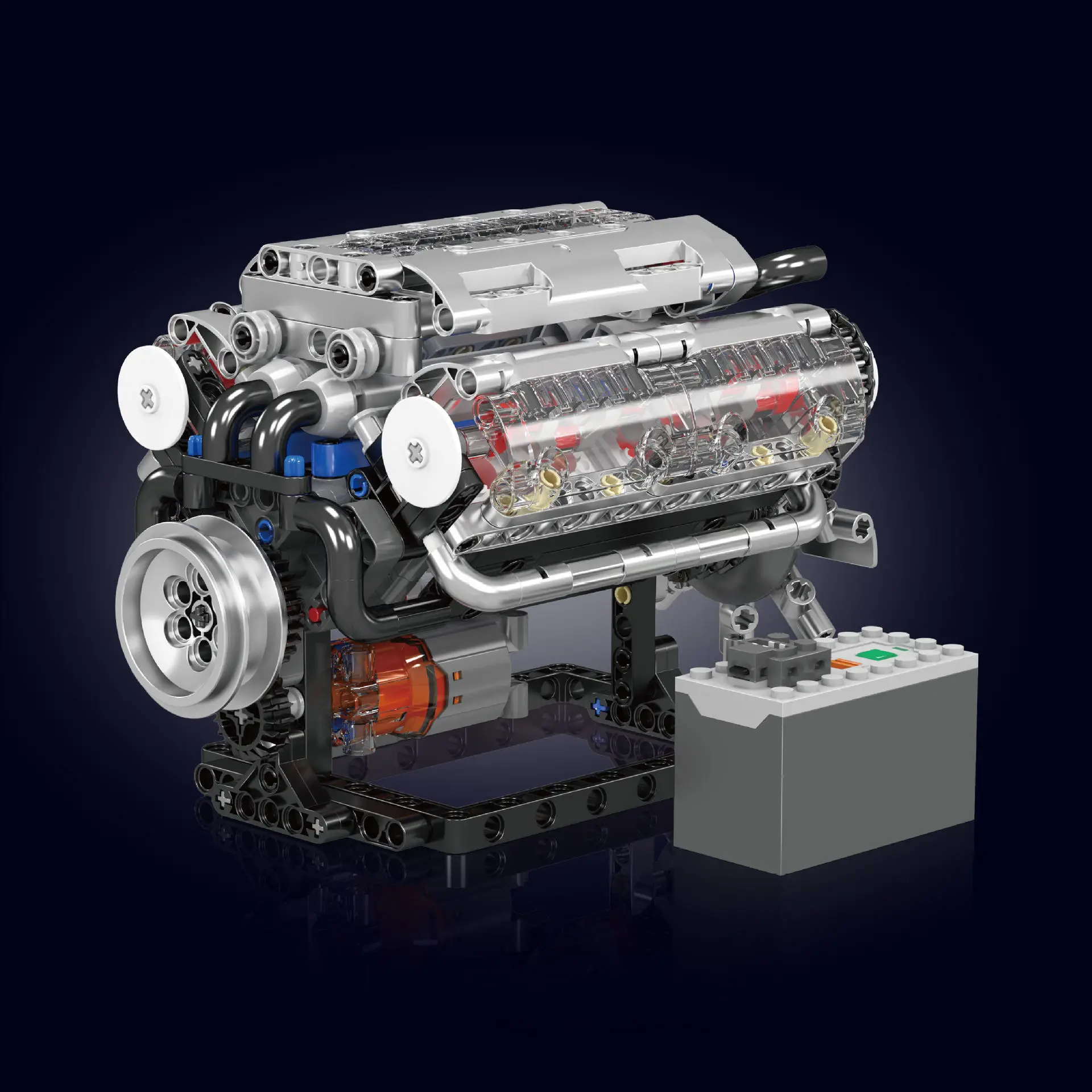 MOULD KING 10088 V8 Engine Bui - Model Kit V8 review and price