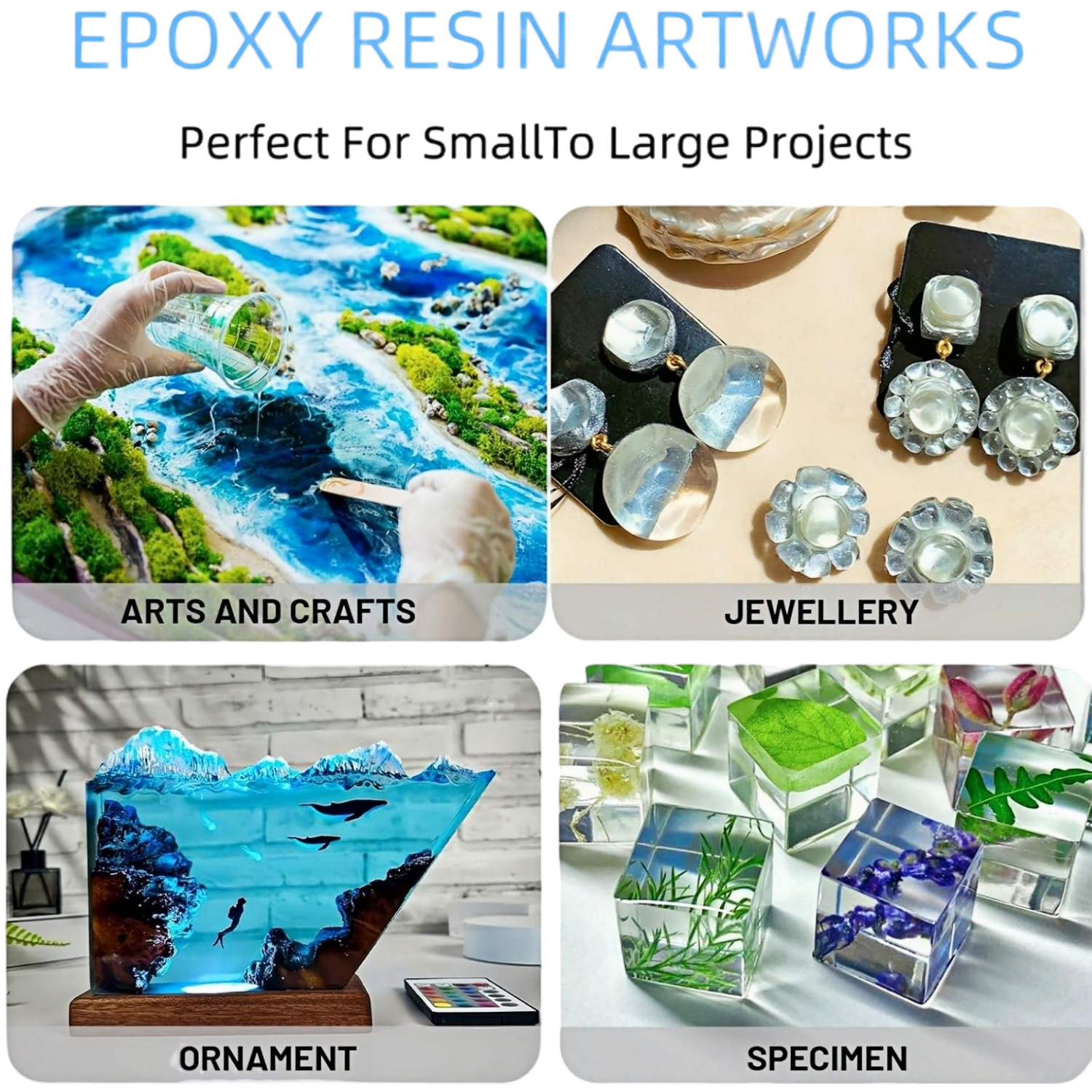 16.9oz Clear Epoxy Resin Kit C - Resin Kit Cast review and price