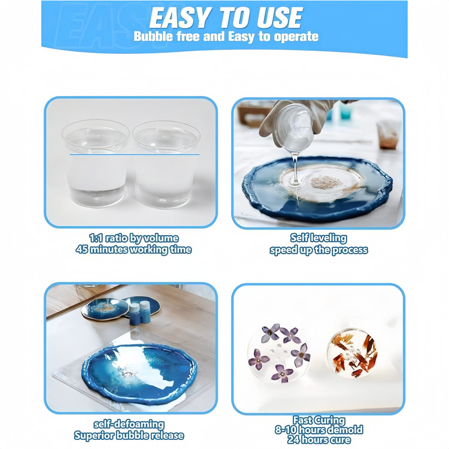 16.9oz Clear Epoxy Resin Kit C - Resin Kit Cast review and price