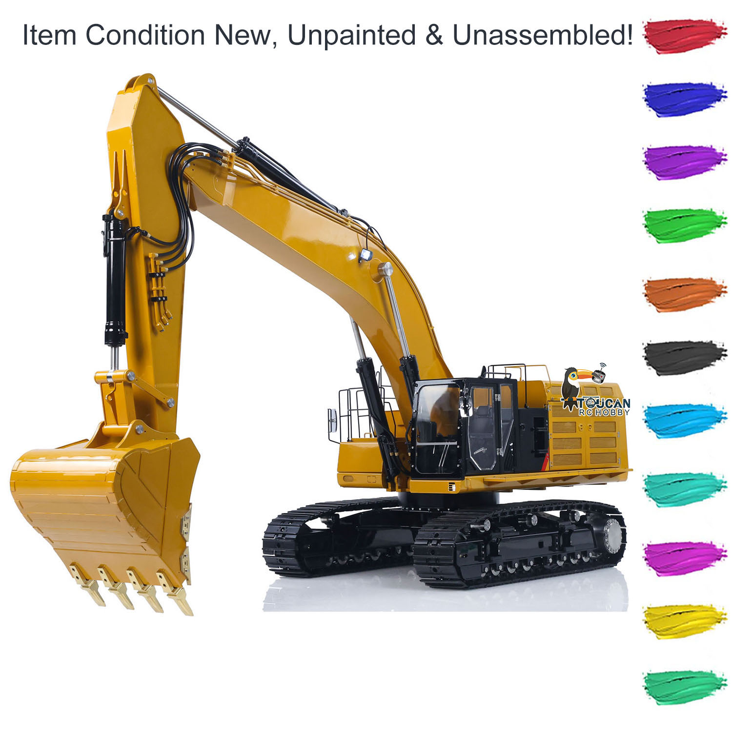 1/14 Metal LESU C374F KIT Mode - Model Kit Excavator review and price