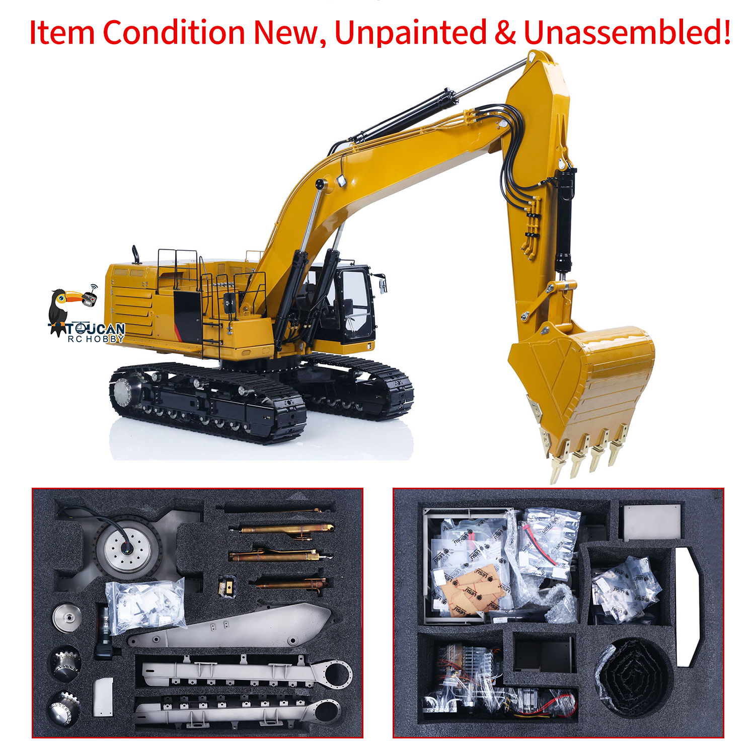 1/14 Metal LESU C374F KIT Mode - Model Kit Excavator review and price
