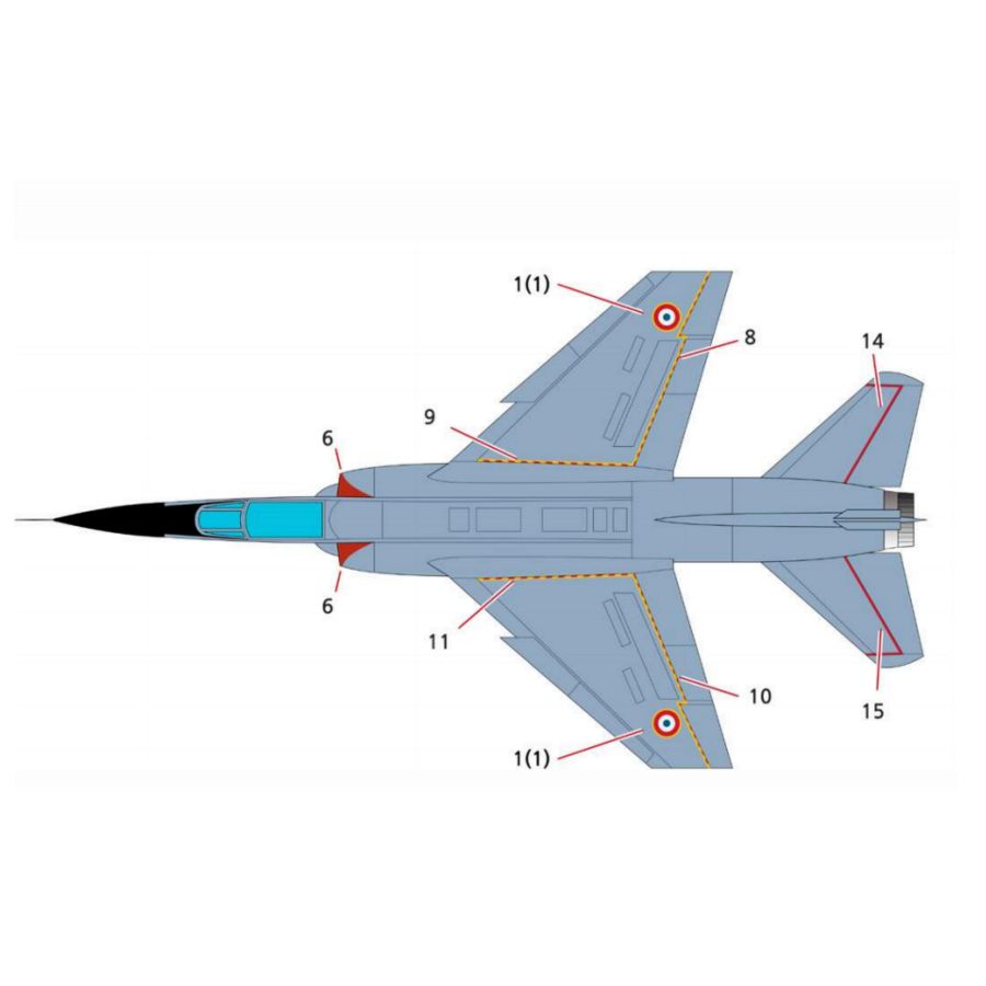 AC12665 ACADEMY 1/144 Dassault - Model Kit F1 review and price
