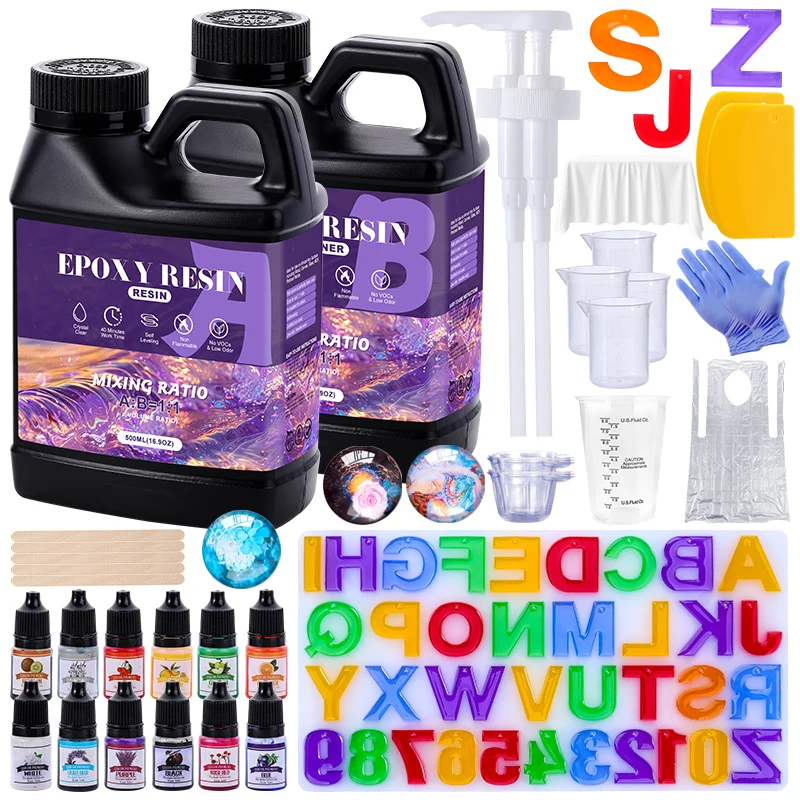 Epoxy Resin Kit Crystal Clear  - Resin Kit Cast review and price