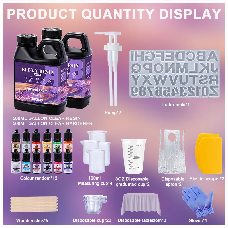Epoxy Resin Kit Crystal Clear  - Resin Kit Cast review and price