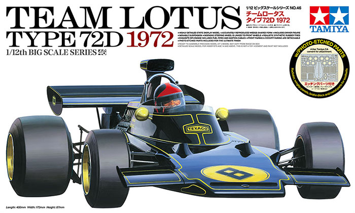 Tamiya 12046 static assembled  - Model Kit F1 review and price