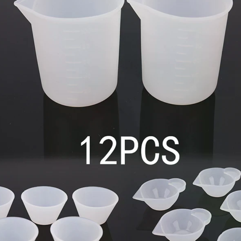 12Pcs Silicone Mixing Measurin - Resin Kit Cast review and price