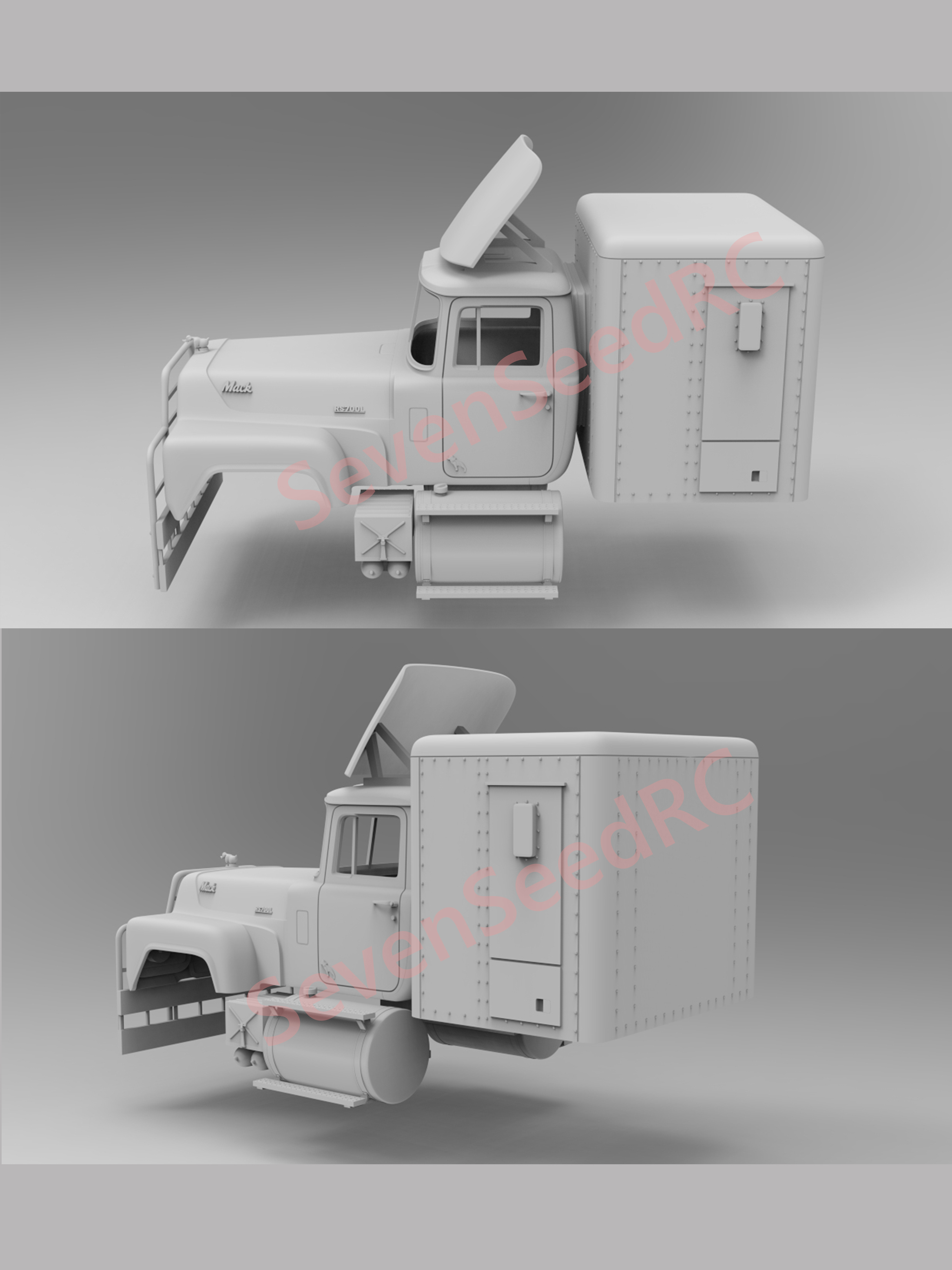 3d Print Truck Cab Kit MACK RS - Model Kit Jdm review and price