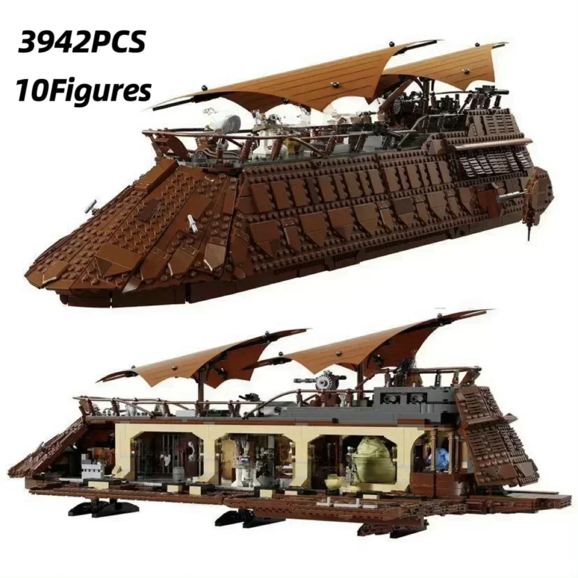 2026new 3942pcs Sail Barge Bui - Model Kit Companies review and price
