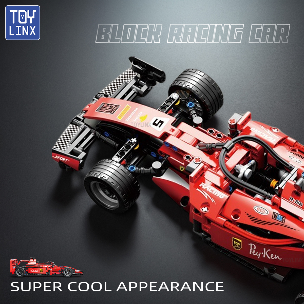Toylinx DIY 455 PCS F1 RC Race - Model Kit F1 review and price