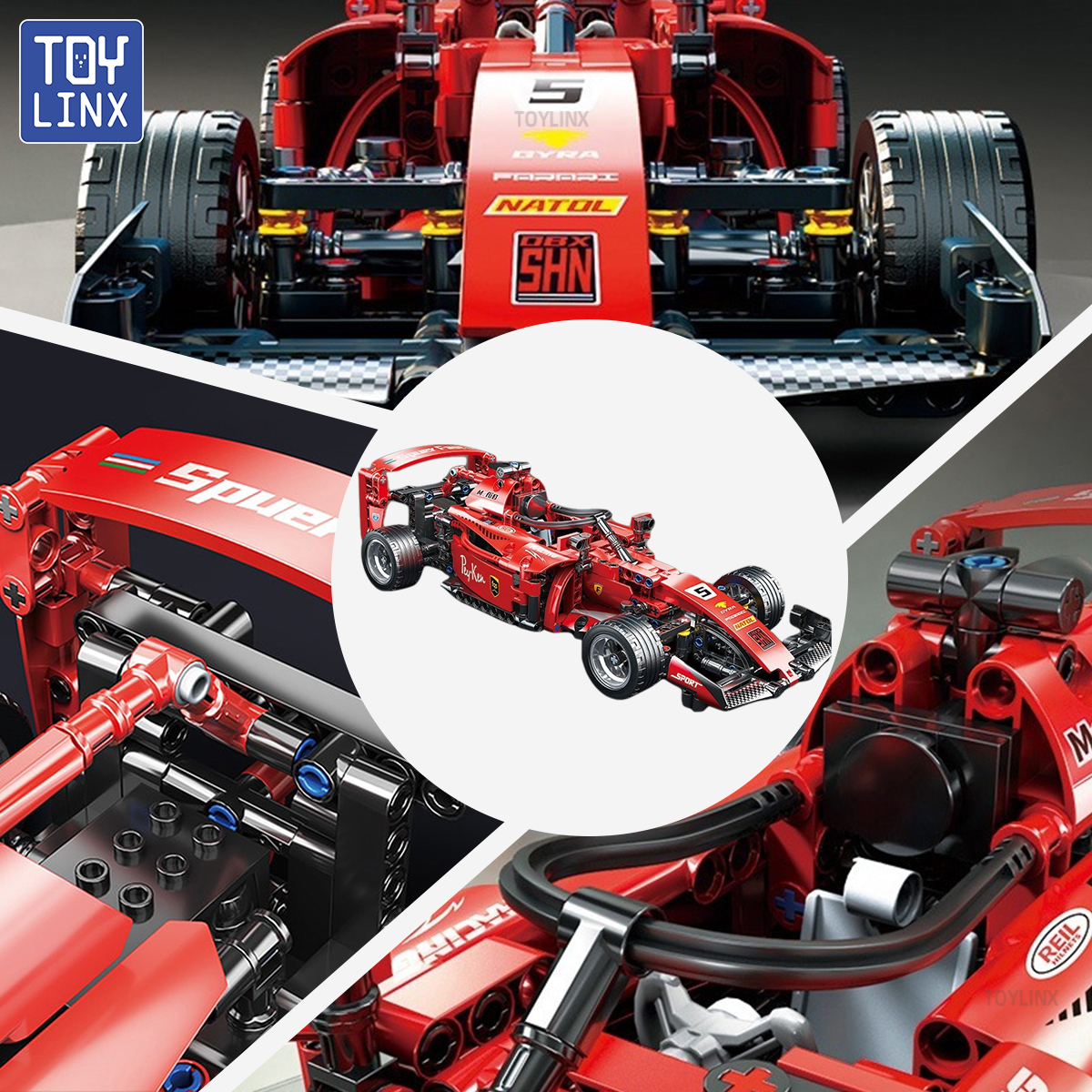 Toylinx DIY 455 PCS F1 RC Race - Model Kit F1 review and price
